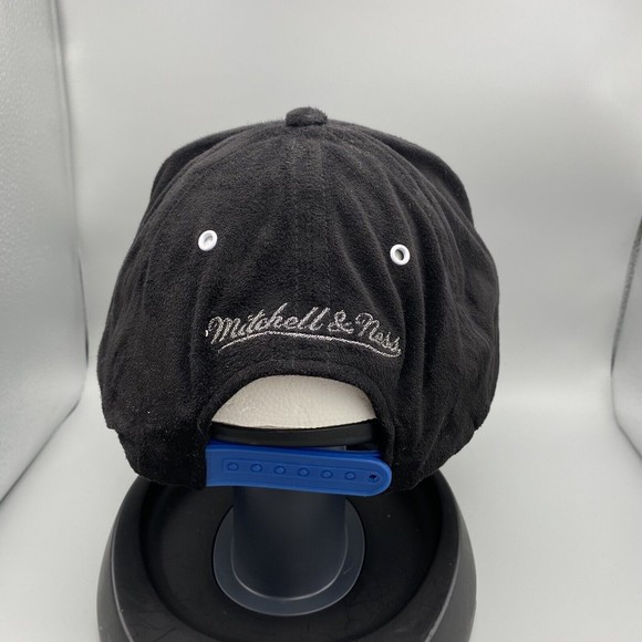 Chicago Bulls Jordan Oreo 5 Suede Mitchell and Ness Snapback Hat Vintage - Picture 4 of 7